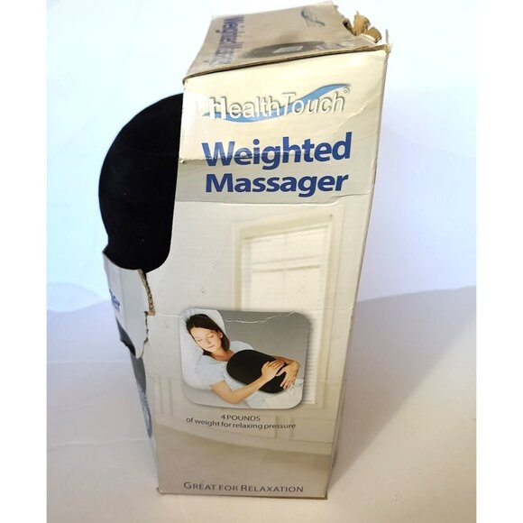 HealthTouch Weighted Massager 4 lb Vibration Battery Operated H-5346-2BK NIB - Picture 6 of 7